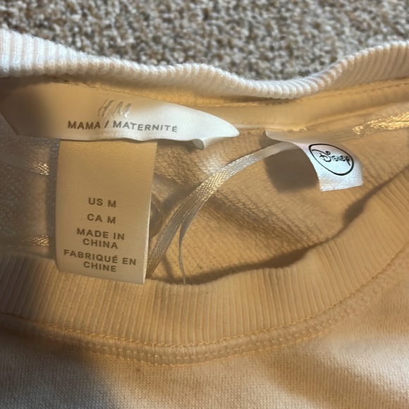 EUC Crew Neck Maternity Mickey Mouse Sweatshirt - Picture 2 of 4